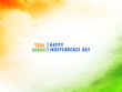 Indian Independence day tricolor flag design patriotic background