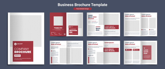 creative corporate business magazine, proposal, and product catalog profile brochure layout template