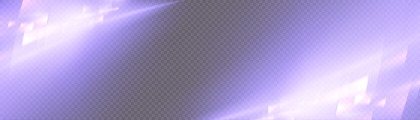 Poster - High speed light movement, glare distortion and light refraction. The trace line of a light beam when a diamond is refracted. Light trace of the laser. Vector	