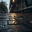 © customer solution - depression in the dark autumn street