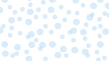 White Seamless Pattern With Blue Circles