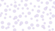 White Seamless Pattern With Purple Circles