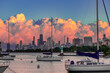 Storm Clouds Over Chicago from Montrose Harbor