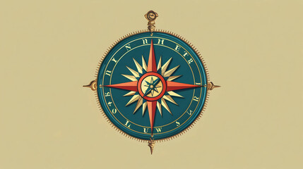 illustration of a compass indicating cardinal points