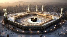Kaaba In Mecca Saudi Arabia Generative AI