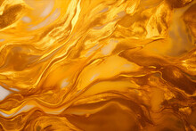 Gold Liquid Texture. Modern Design Element. Marble Texture. Generative AI