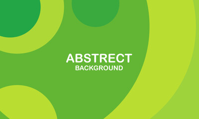 Poster - Minimal geometric background.Vector illustration of green and yellow color..eps