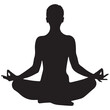 © Vector World - meditation yoga pose vector file