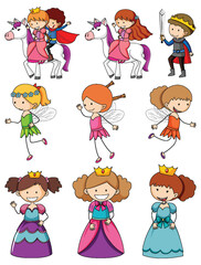 Wall Mural - fun doodle kids doing various activities