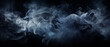 Banner smoke, flowing steam on a dark background. Smoky texture