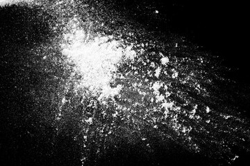 Poster - explosion with dust and particle