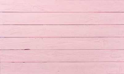 Wall Mural - Pink wood floor texture background top view