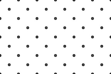 Wall Mural - Seamless of abstract pattern. Design modular shape black on white background. Design print for illustration, textile, texture, wallpaper, background. Set 1