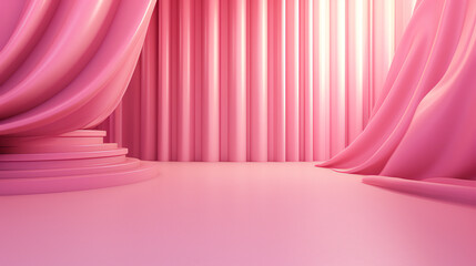 Pink Abstract Luxury background. Generative AI.