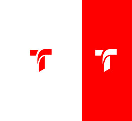 Wall Mural - Letter T logo icon design template elements.