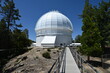 Industrial Telescope Dome on the top of a mountain in California. 