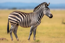 Zebra In Serengeti Park