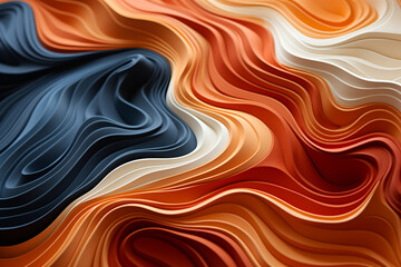 Aufkleber - capturing the mesmerizing patterns created by windblown sand, resembling waves or ripples frozen in time.  Generative AI technology.
