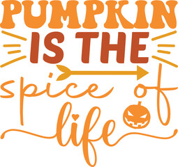 Wall Mural - pumpkin is the spice of life