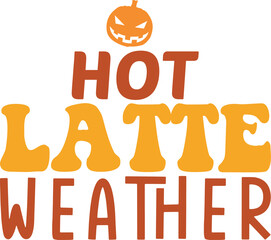 Wall Mural - hot latte weather