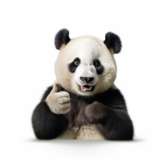 Wall Mural - Panda Thumbs Up