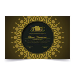 Wall Mural - Achievement certificate best award diploma
