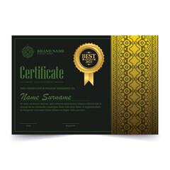 Wall Mural - Achievement certificate best award diploma