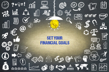 Wall Mural - Set Your Financial Goals