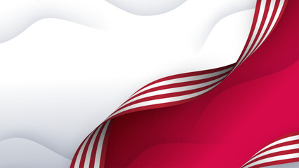 Wall Mural - Red white abstract business corporate presentation background