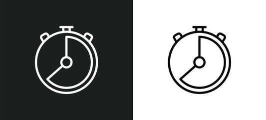 Poster - hour icon isolated in white and black colors. hour outline vector icon from user interface collection for web, mobile apps and ui.