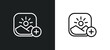 insert picture icon isolated in white and black colors. insert picture outline vector icon from user interface collection for web, mobile apps and ui.