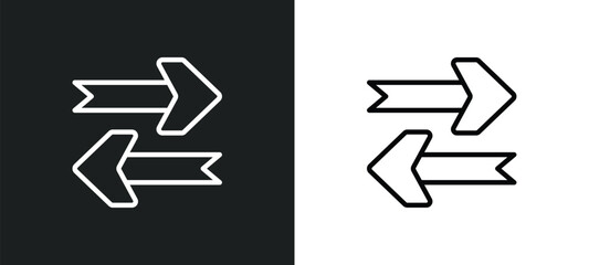 Poster - updating arrow icon isolated in white and black colors. updating arrow outline vector icon from user interface collection for web, mobile apps and ui.