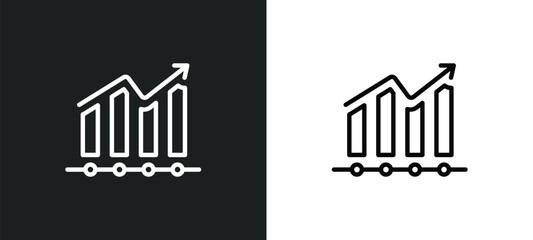 Poster - evolution icon isolated in white and black colors. evolution outline vector icon from user interface collection for web, mobile apps and ui.