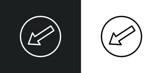 Poster - keep left icon isolated in white and black colors. keep left outline vector icon from traffic signs collection for web, mobile apps and ui.