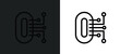 © Farahim - zero icon isolated in white and black colors. zero outline vector icon from technology collection. collection for web, mobile apps and ui.
