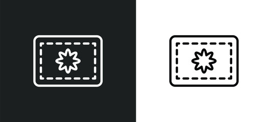 Poster - icon isolated in white and black colors. outline vector icon from technology collection for web, mobile apps and