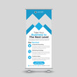 Corporate modern business roll up banner design standee x banner template
