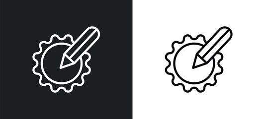 Poster - resources icon isolated in white and black colors. resources outline vector icon from startup stategy and collection for web, mobile apps and ui.