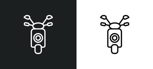 Poster - motor sports icon isolated in white and black colors. motor sports outline vector icon from sports collection for web, mobile apps and ui.