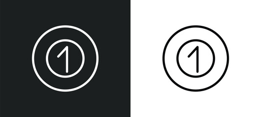 Poster - pool ball icon isolated in white and black colors. pool ball outline vector icon from sports collection for web, mobile apps and ui.