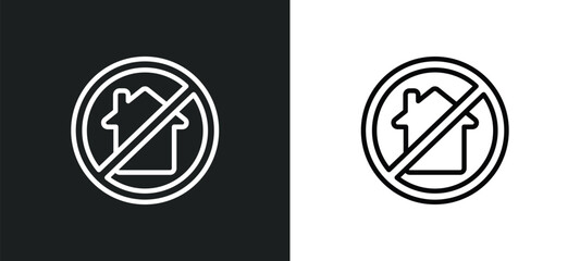 Poster - homeless icon isolated in white and black colors. homeless outline vector icon from social media marketing collection for web, mobile apps and ui.