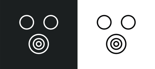 Poster - therefore icon isolated in white and black colors. therefore outline vector icon from signs collection for web, mobile apps and ui.