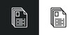 © Farahim - text documents icon isolated in white and black colors. text documents outline vector icon from signs collection for web, mobile apps and ui.