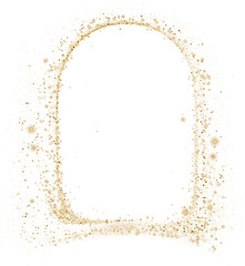 Wall Mural - gold glitter shiny swirl