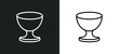 laver of washing icon isolated in white and black colors. laver of washing outline vector icon from religion collection for web, mobile apps and ui.