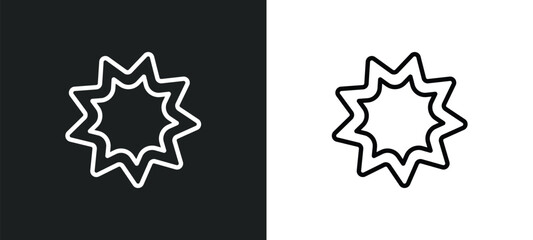Poster - cookie cutter icon isolated in white and black colors. cookie cutter outline vector icon from kitchen collection for web, mobile apps and ui.