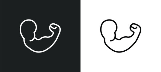 Poster - arm icon isolated in white and black colors. arm outline vector icon from medical collection for web, mobile apps and ui.