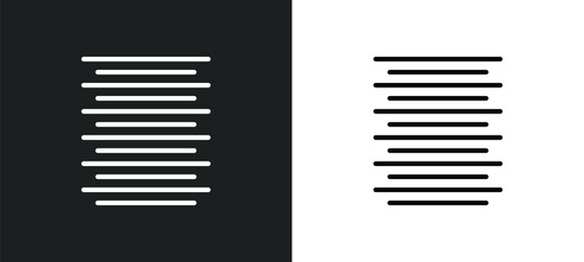 Poster - center alignment icon isolated in white and black colors. center alignment outline vector icon from geometric figure collection for web, mobile apps and ui.