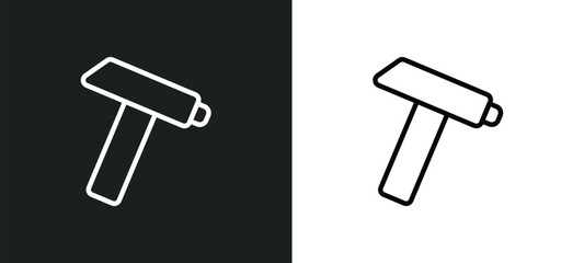 Poster - nail puller icon isolated in white and black colors. nail puller outline vector icon from general collection for web, mobile apps and ui.