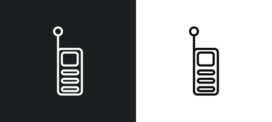 Poster - laser measurement icon isolated in white and black colors. laser measurement outline vector icon from general collection for web, mobile apps and ui.